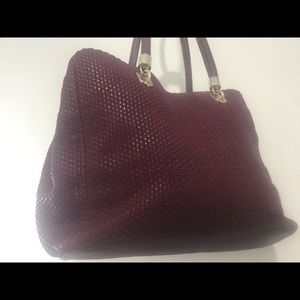 Cole Haan  weaved leather tote